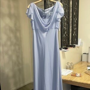 Michaelangelo Light Blue Maxi Dress